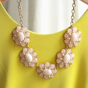 Talbots Florette Cabochon Stunning Statement Necklace NWT